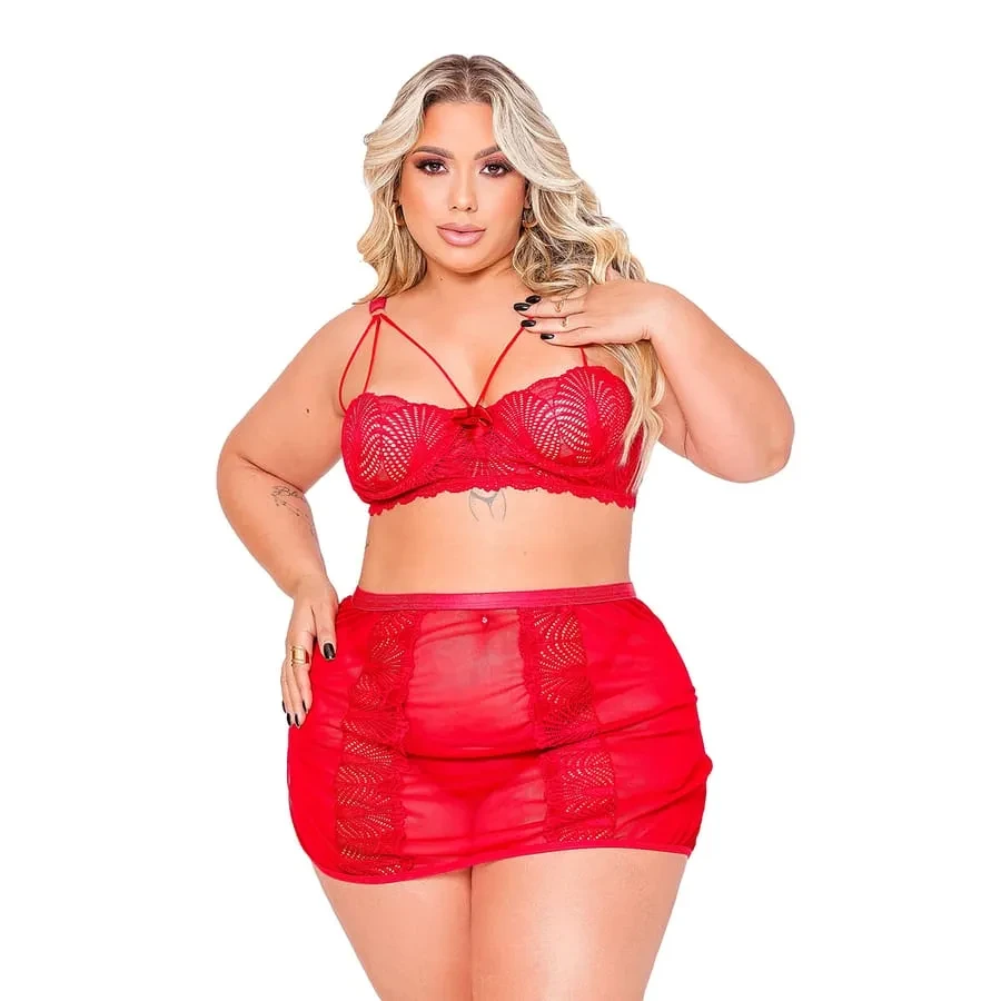 Conjunto Fio Katy Plus Size Tallyta Moda Apimentada - 2