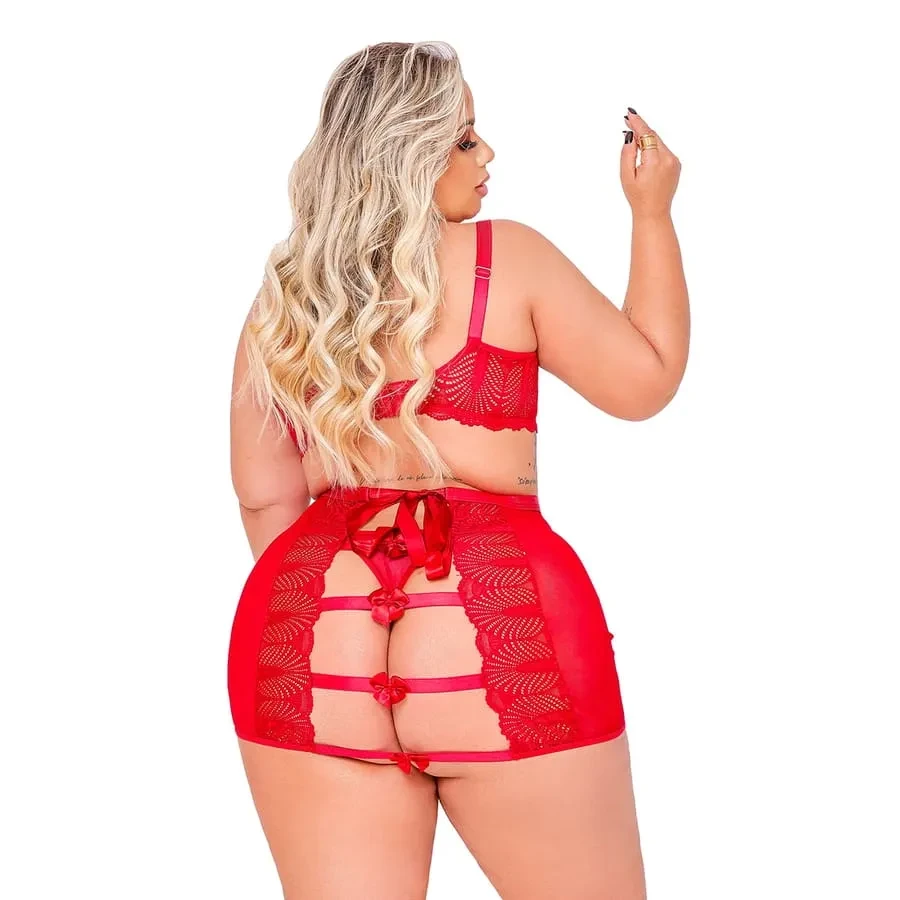 Conjunto Fio Katy Plus Size Tallyta Moda Apimentada - 7