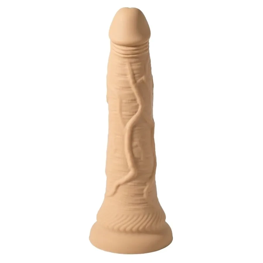 Pênis de Silicone Líquido com Veias Salientes e Ventosa 23x4cm Vip Mix - 4