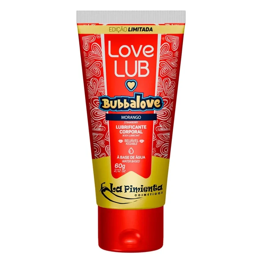 LOVE LUB BUBBALOVE LUBRIFICANTE CORPORAL BEIJÁVEL 60G LA PIMIENTA - 1