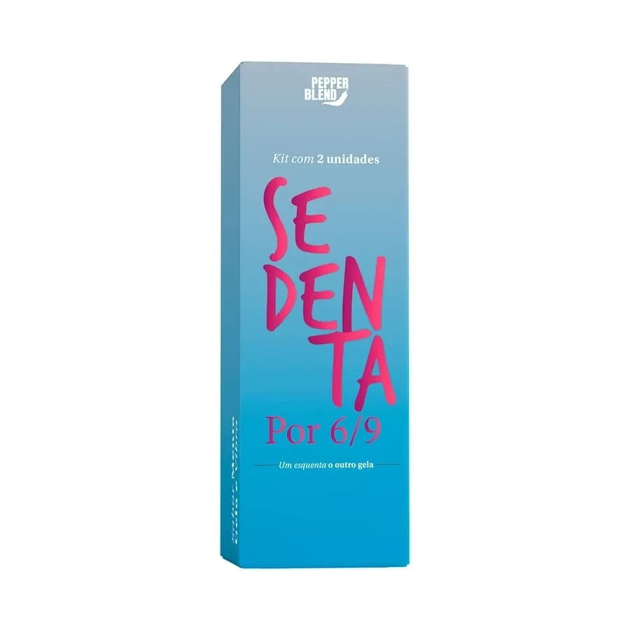 SEDENTA POR 69 KIT GELA, VIBRA E ESQUENTA 7G PEPPER BLEND - 2