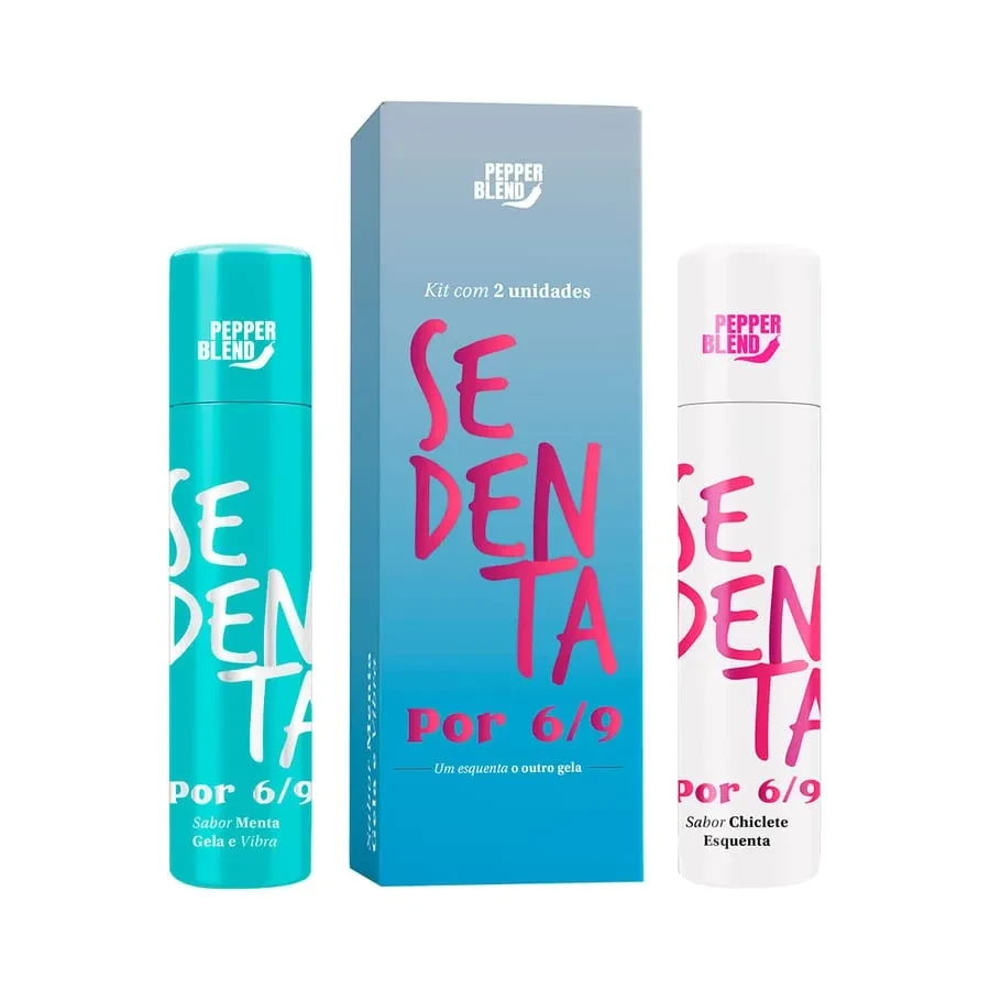 SEDENTA POR 69 KIT GELA, VIBRA E ESQUENTA 7G PEPPER BLEND - 4