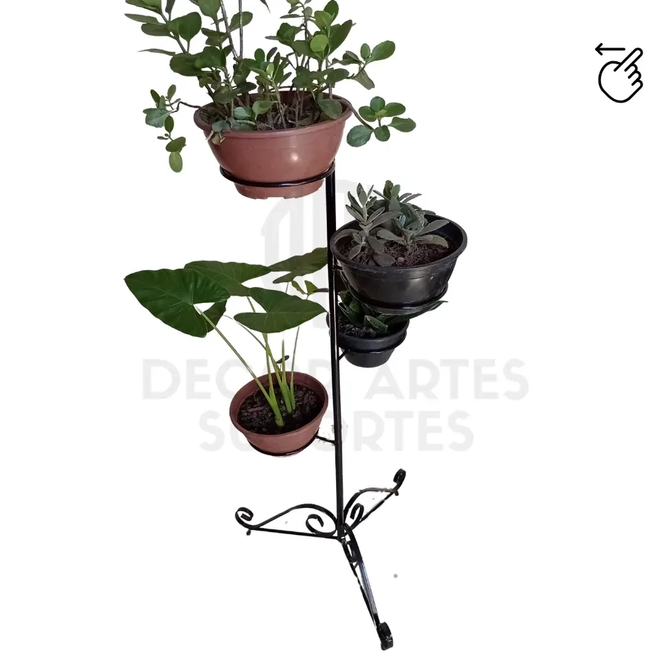Suporte para 4 vasos de plantas  - 2