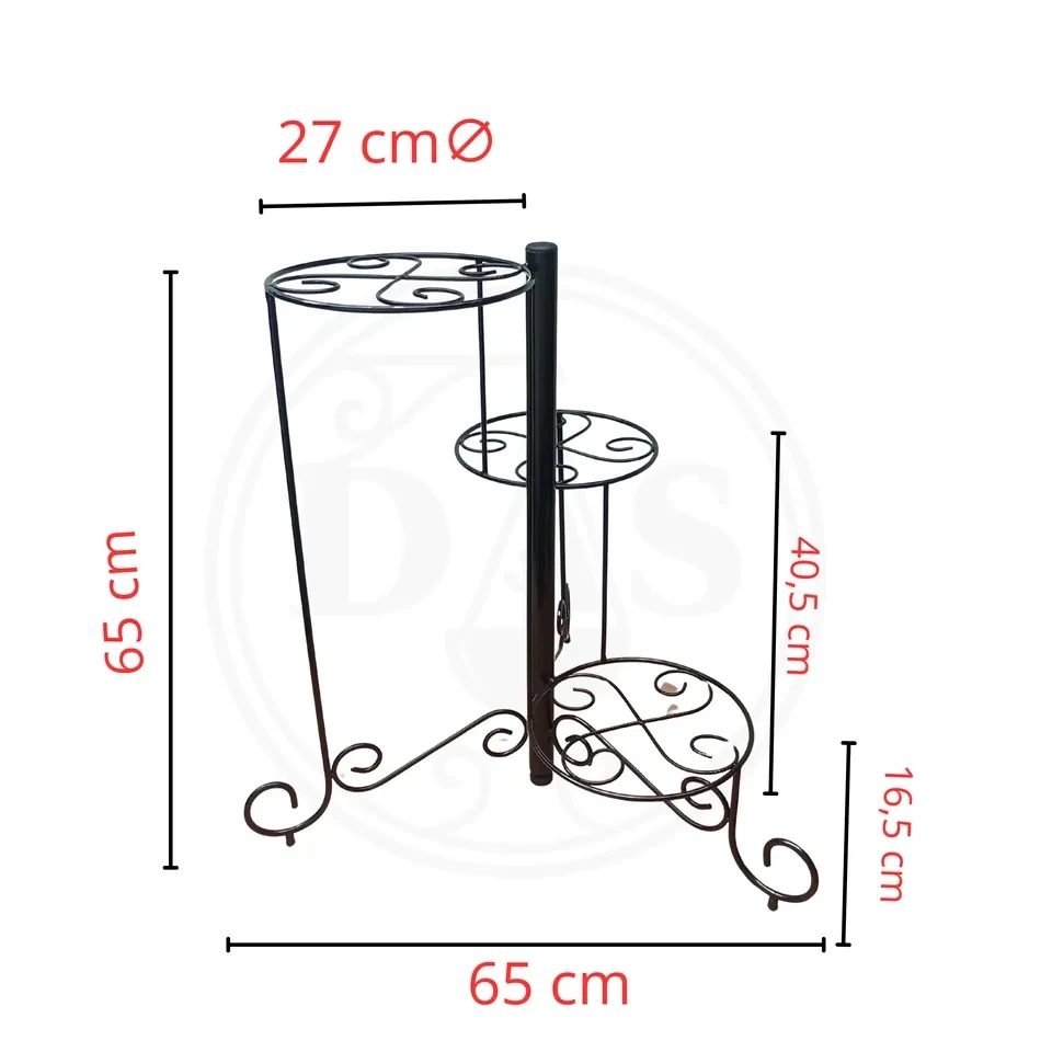 Suporte para 3 Vasos de Plantas  - 4