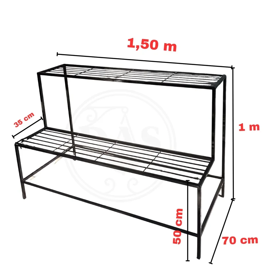 Suporte de Ferro 2 Andares – 1,50m - 4