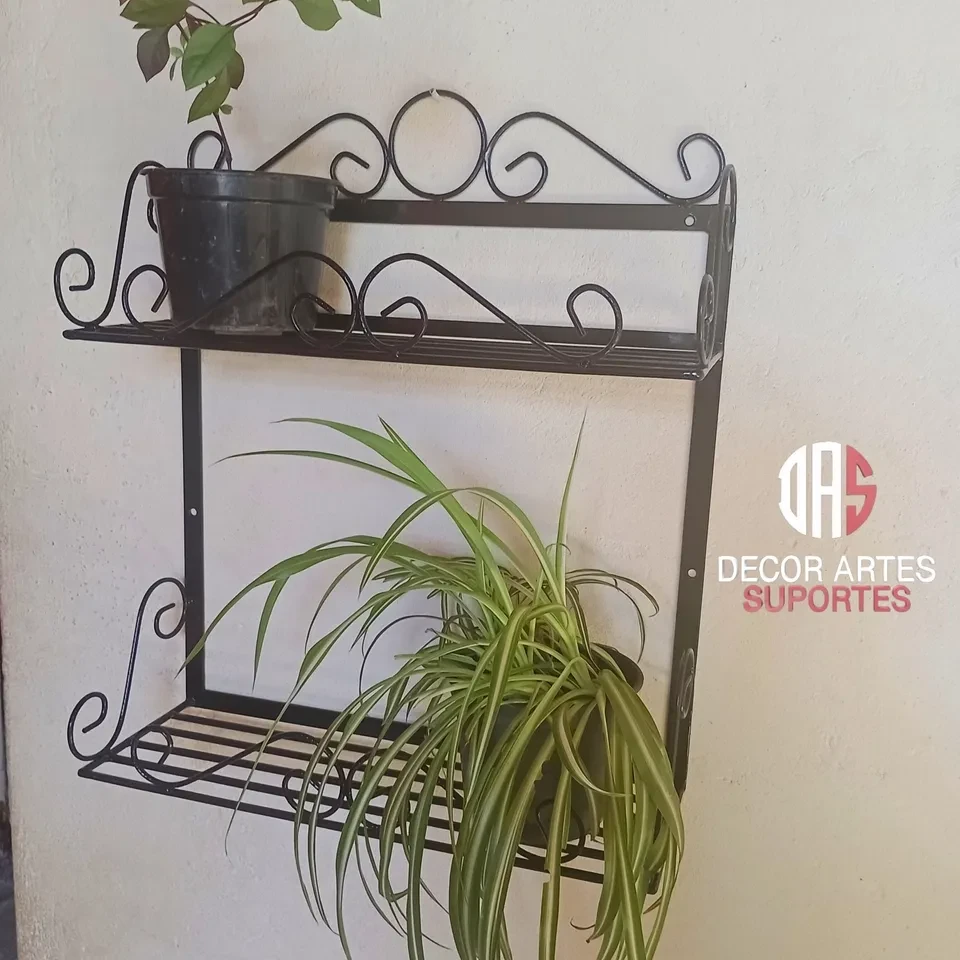 Suporte 2 andares para vasos de plantas - 1