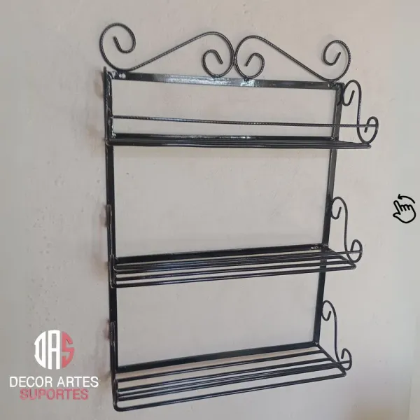 Prateleira para condimentos ou vasos de plantas 