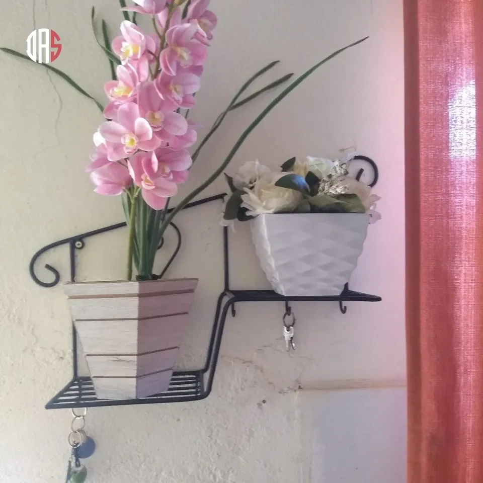 2 em 1 Suporte para plantas e porta chaves . - 1