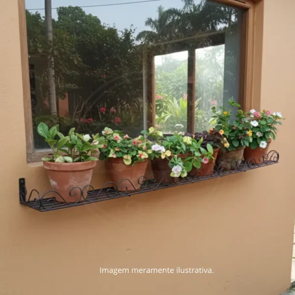Suporte de plantas para janela