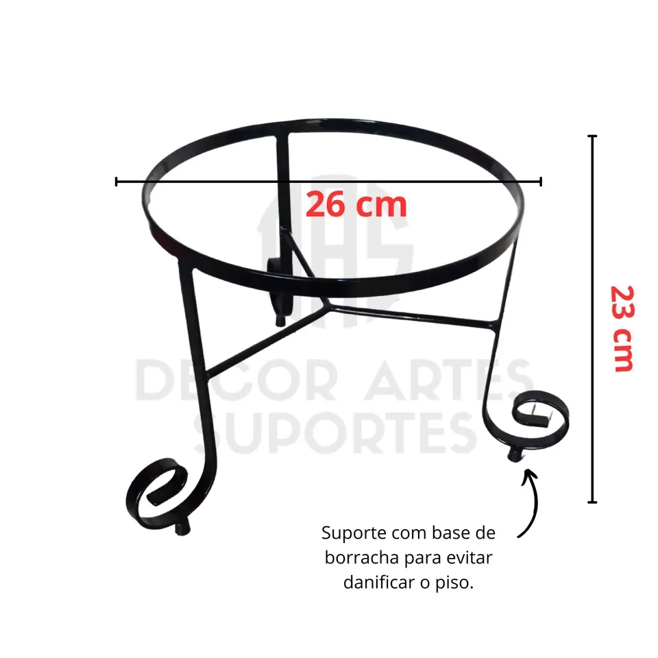 Suporte de chão p/ vaso de planta. - 2
