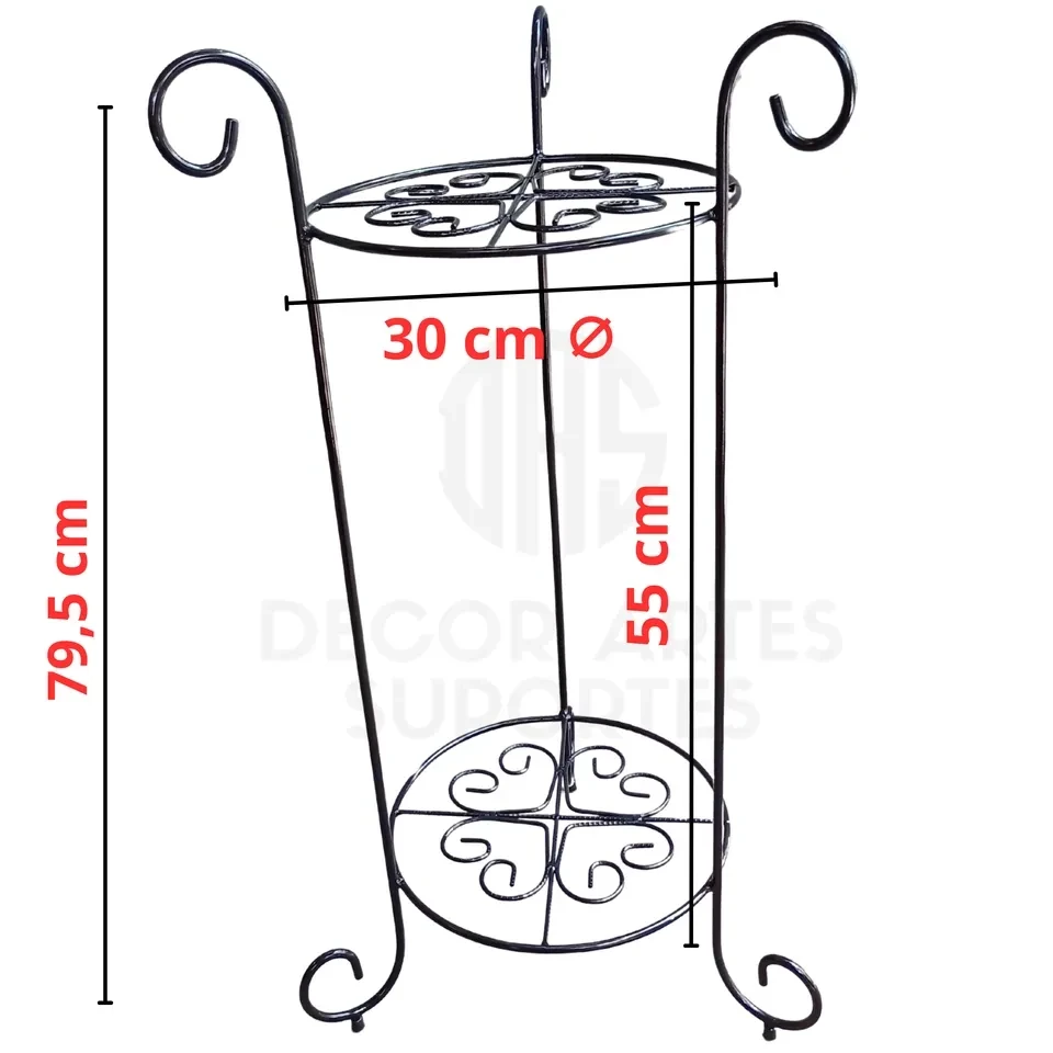 Suporte p/ 2 vasos de plantas. - 2