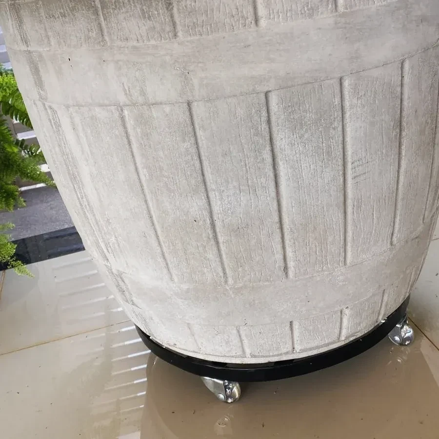 Suporte p/ vaso de planta com rodinhas  - 1