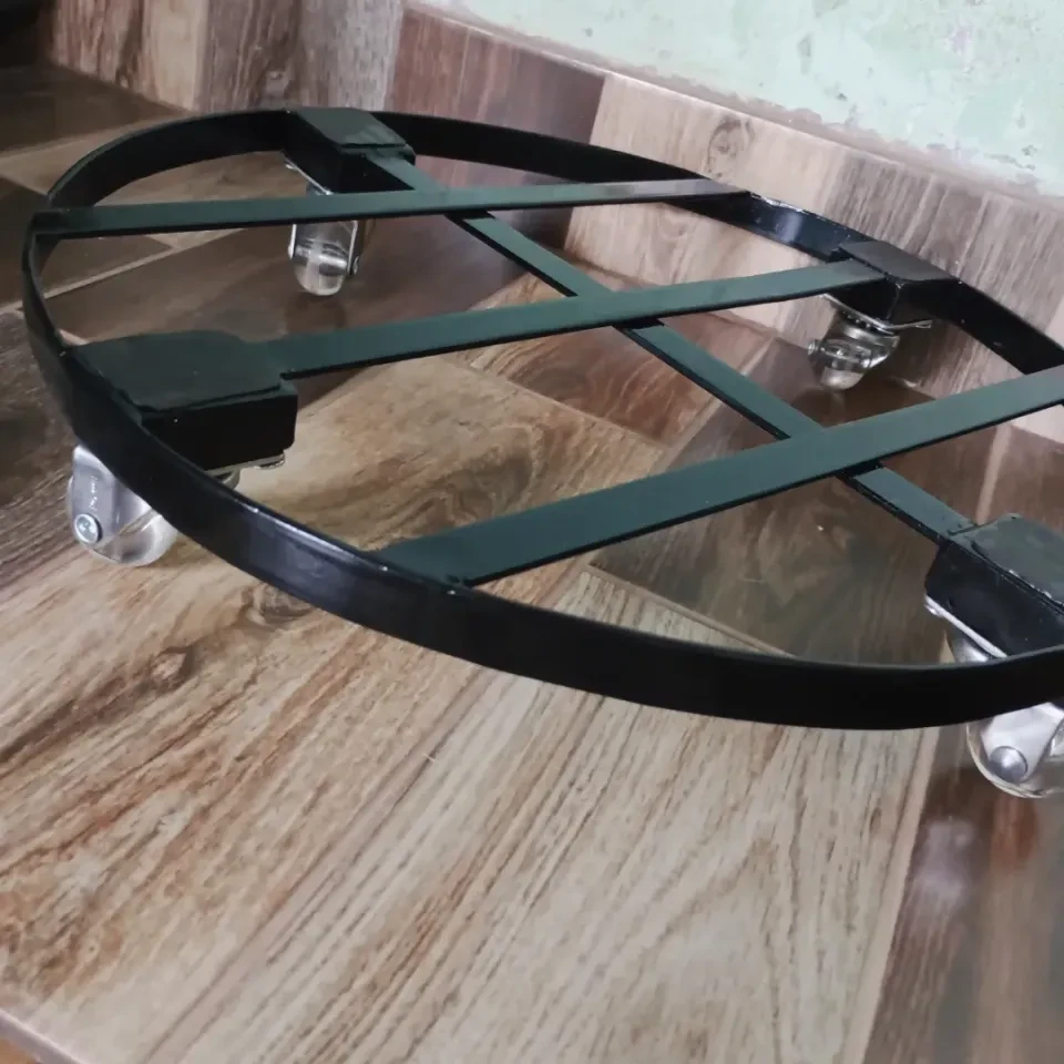 Suporte p/ vaso de planta com rodinhas  - 4