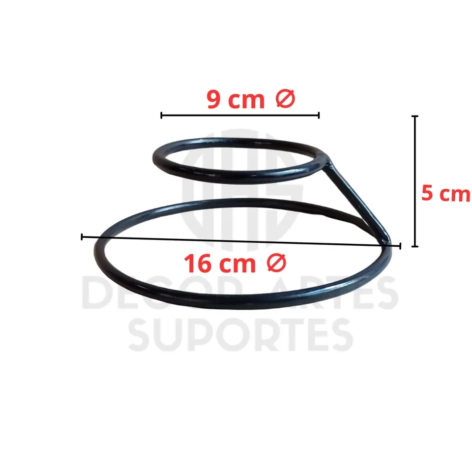 Suporte flutuante aro kokedama A.5cm - 2