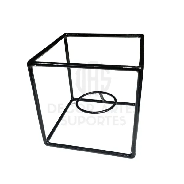 Suporte p/ kokedama  cubo (15x15x15)