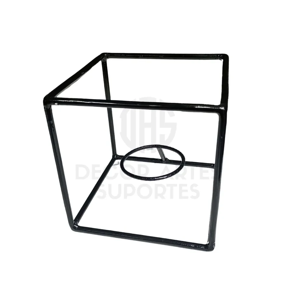 Suporte p/ kokedama  cubo (15x15x15) - 1