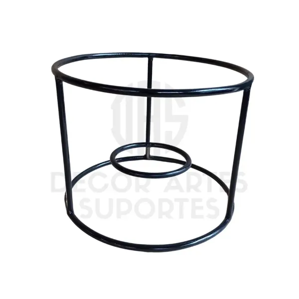 Suporte redondo p/ kokedama.(A.15cm)