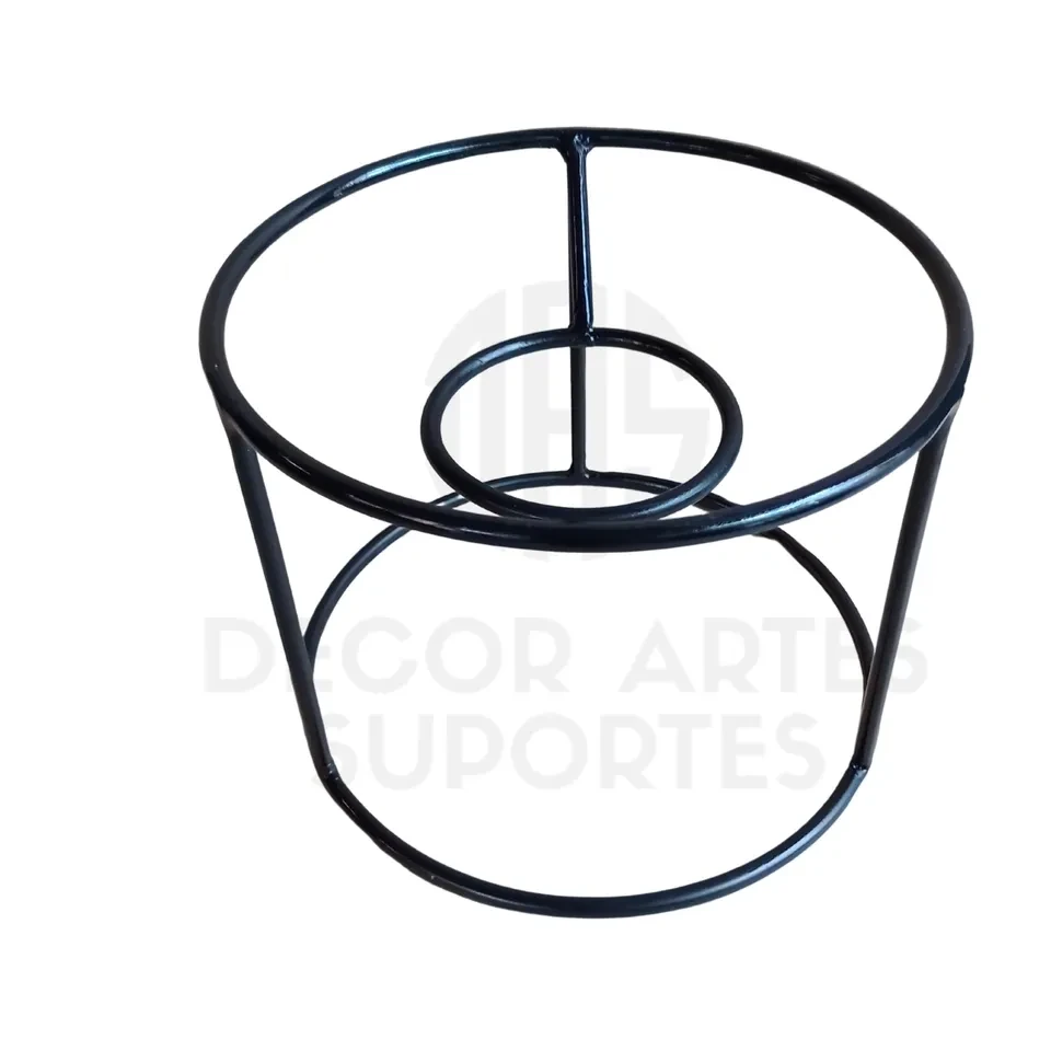 Suporte redondo p/ kokedama.(A.15cm) - 2