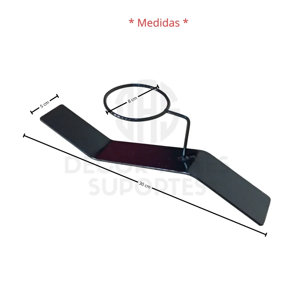 Suporte ondulado para kokedama  - 2