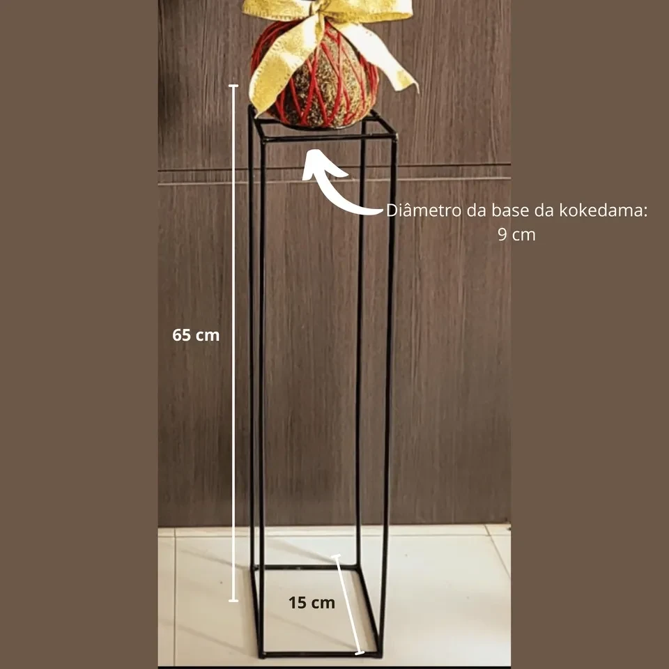Suporte para kokedama de chão (G) - 1