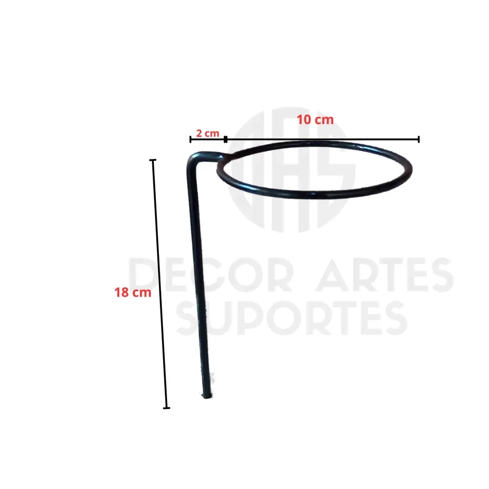 Suporte de encaixa na madeira p/ kokedama. - 2