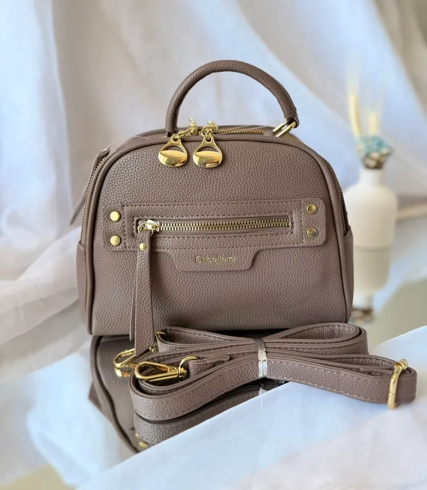 BOLSA MÉDIA BAU COM 2 REPARTIÇÕES EM ZIPER BOLSO FRONTAL - BOL 181 - 2