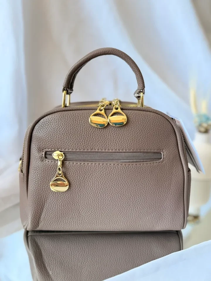 BOLSA MÉDIA BAU COM 2 REPARTIÇÕES EM ZIPER BOLSO FRONTAL - BOL 181 - 4