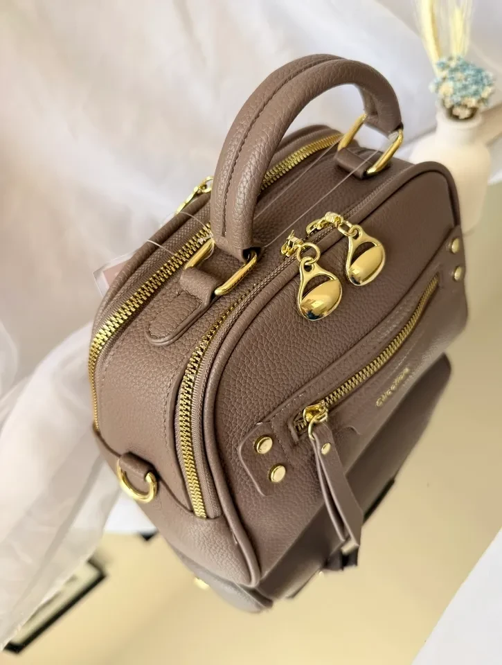BOLSA MÉDIA BAU COM 2 REPARTIÇÕES EM ZIPER BOLSO FRONTAL - BOL 181 - 3