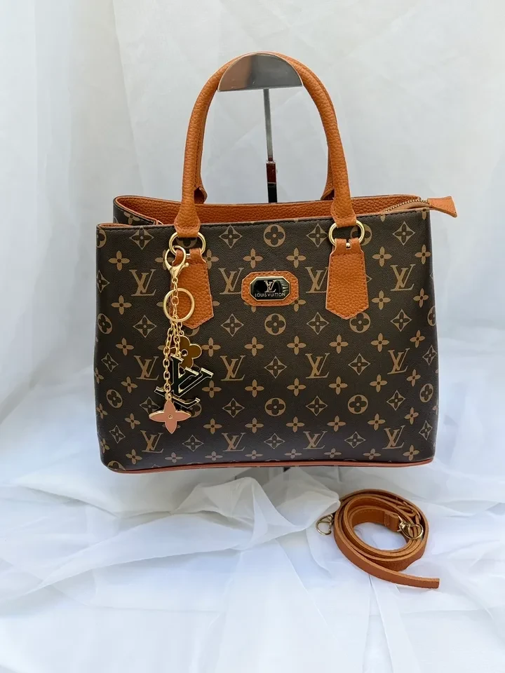 BOLSA MARROM COM CARAMELO LOUIS VUITTON - 2