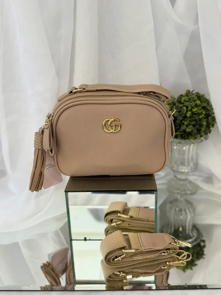 063 BOLSA MÉDIA CREME GUCCI - BRL 063 - 2