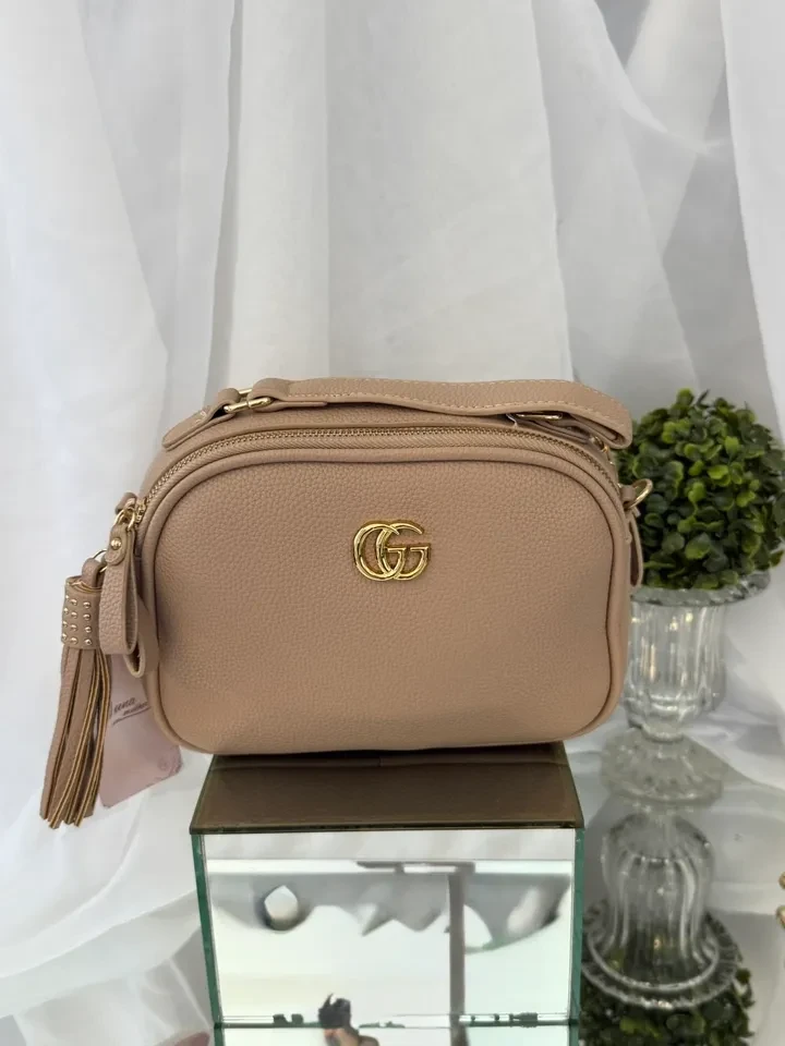 063 BOLSA MÉDIA CREME GUCCI - BRL 063 - 1