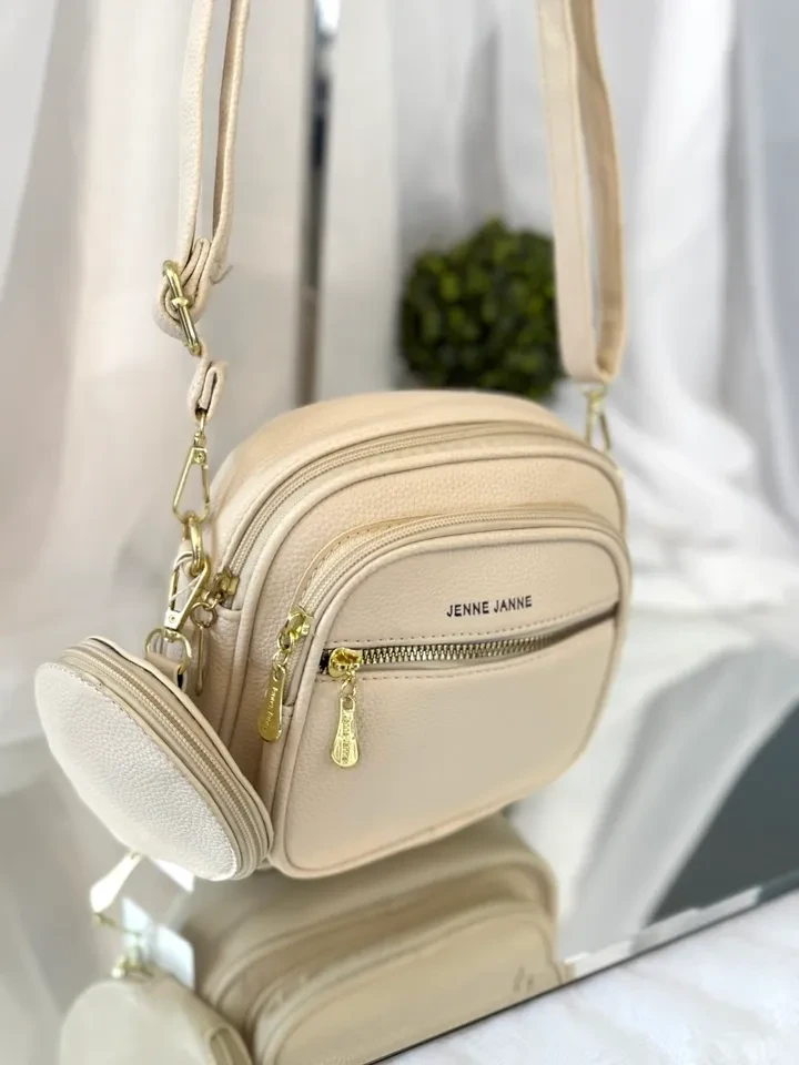 BOLSA PEQUENA OFF WHITE ACOMPANHA PORTA MOEDAS - BOL 073 - 1