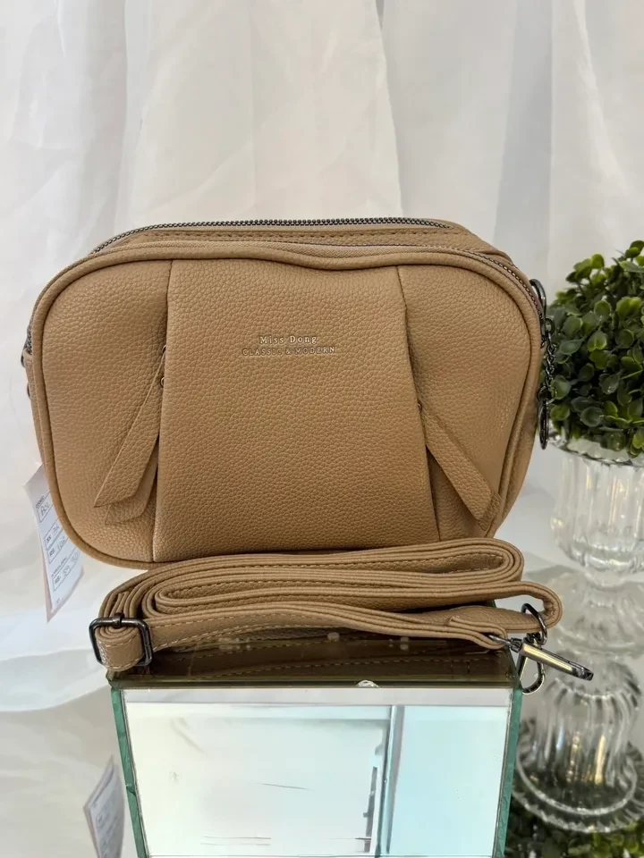 BOLSA MÉDIA CAPUCCINO ALÇA EM COURO - BOL 128 - 1