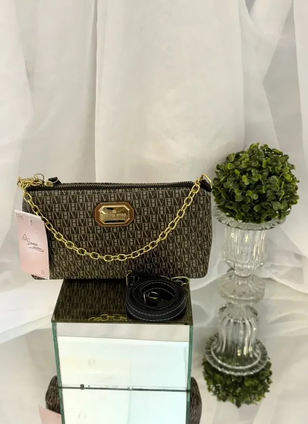 BOLSA PEQUENA MARROM VICTOR HUGO - BRL 037