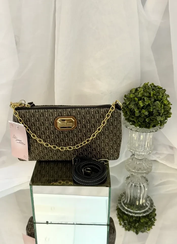 BOLSA PEQUENA MARROM VICTOR HUGO - BRL 037 - 1