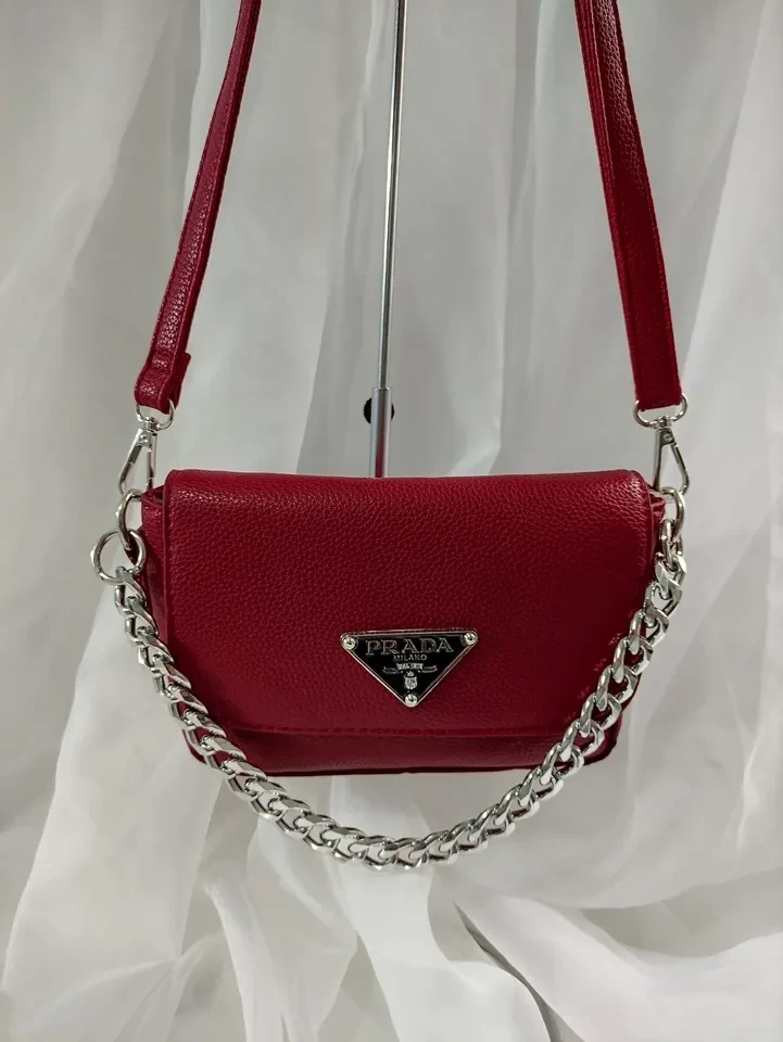 BOLSA PEQUENA VERMELHA PRADA - BRL 066 - 3