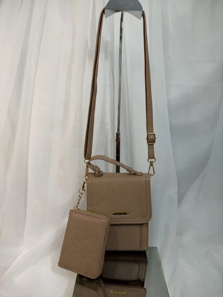 BOLSA KIT CARTEIRA MARROM - BOL 070 - 1