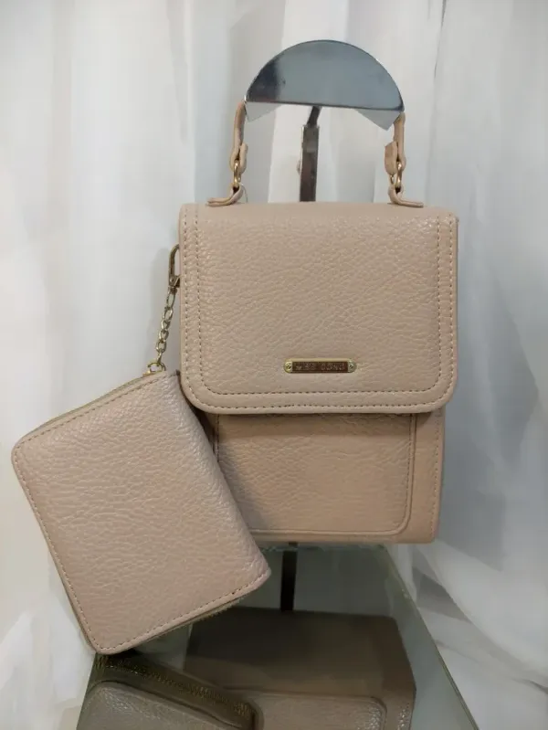 BOLSA KIT CARTEIRA NUDE - BOL 070