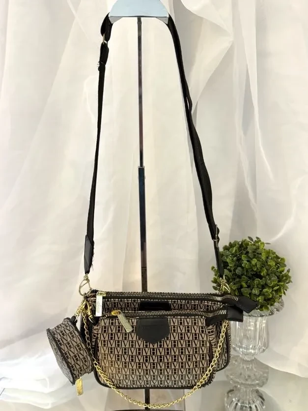 BOLSA PEQUENA VICTOR HUGO ACOMPANHA NECESSAIRE E PORTA MOEDAS - BRL 093 - 2