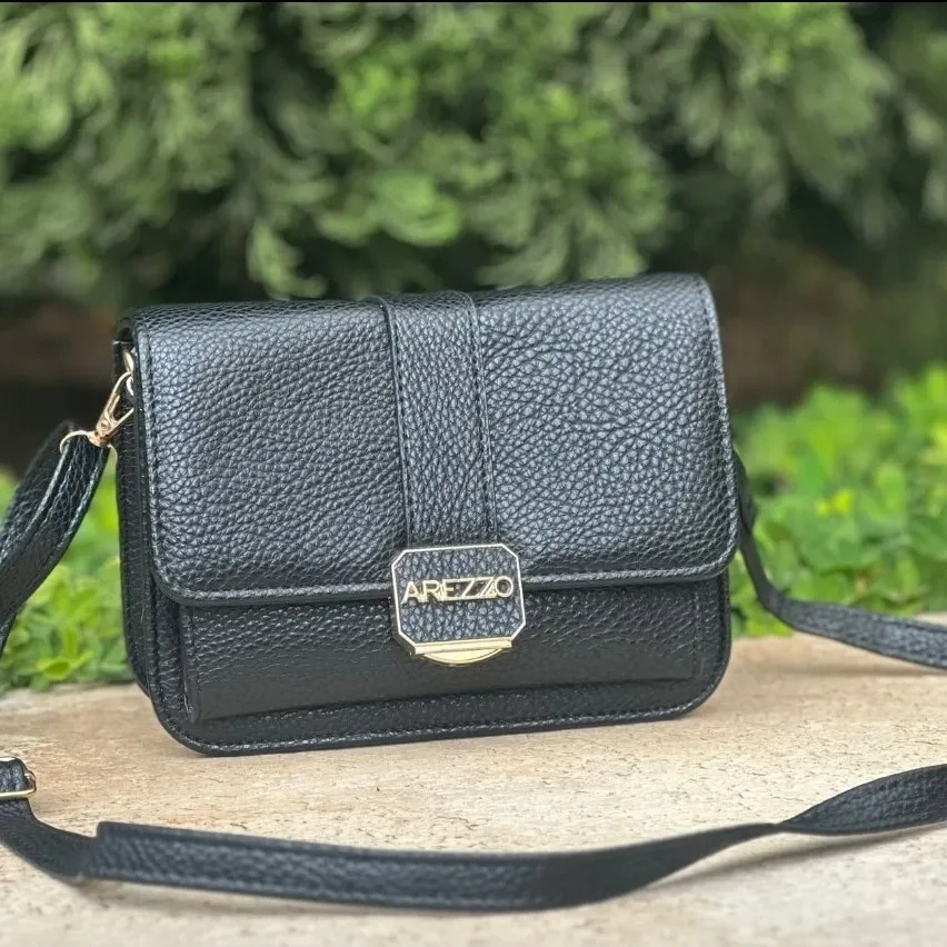 BOLSA PEQUENA PRETA AREZZO - BRL 064 - 1