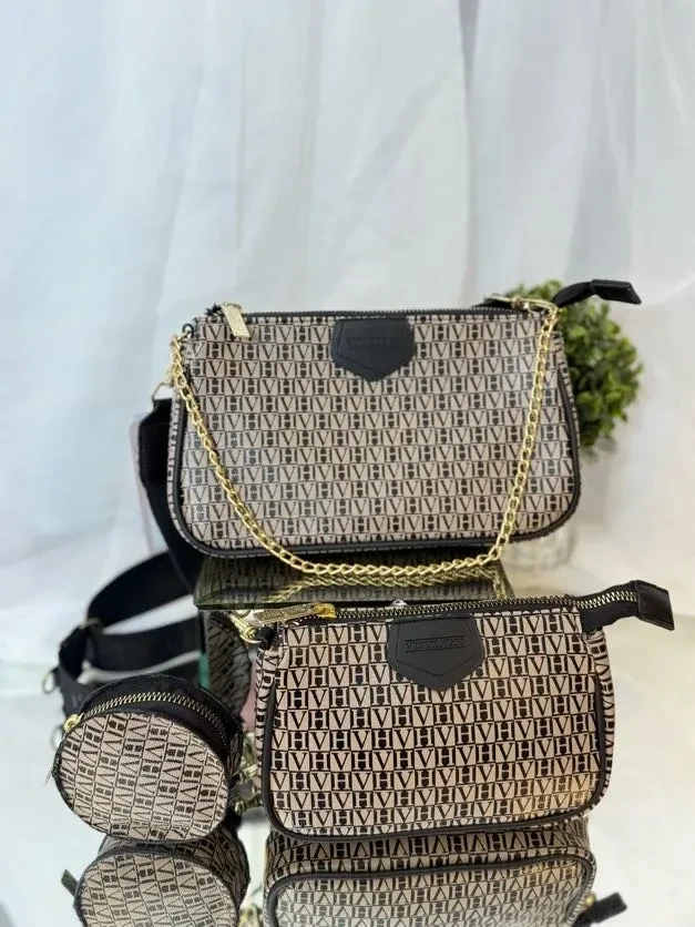 BOLSA PEQUENA VICTOR HUGO ACOMPANHA NECESSAIRE E PORTA MOEDAS - BRL 093 - 1
