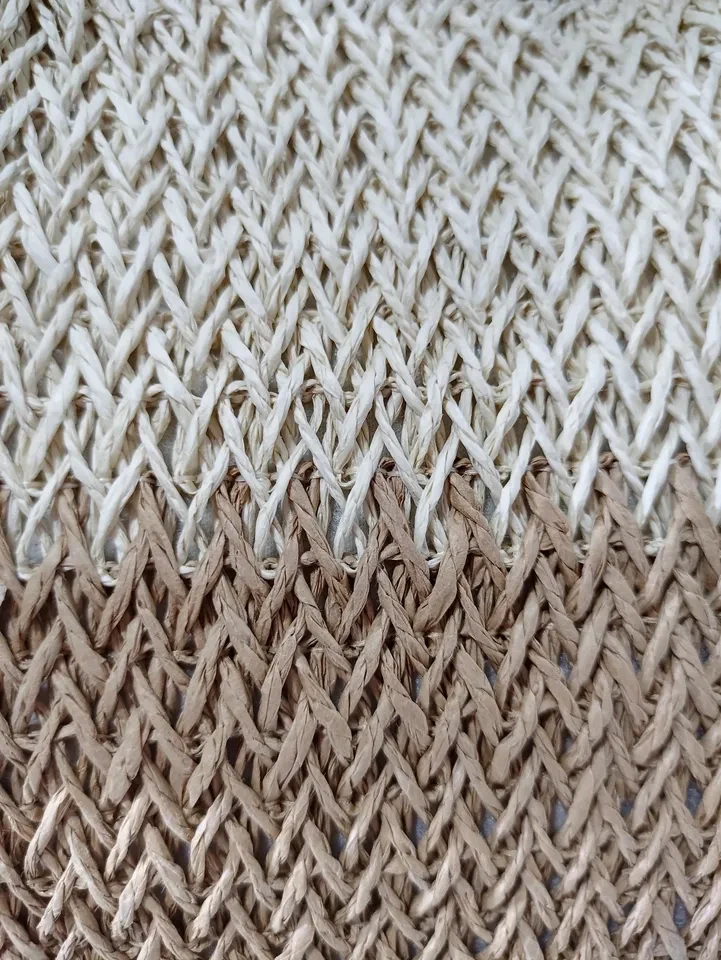 BOLSA PRAIA PALHA NATURAL COM BEGE - BOL 147 - 3