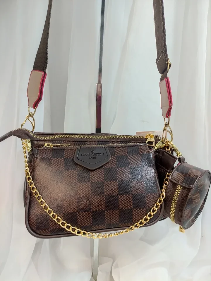 BOLSA MARROM KIT PORTA MOEDAS LOUIS VUITTON - BRL 059 - 1