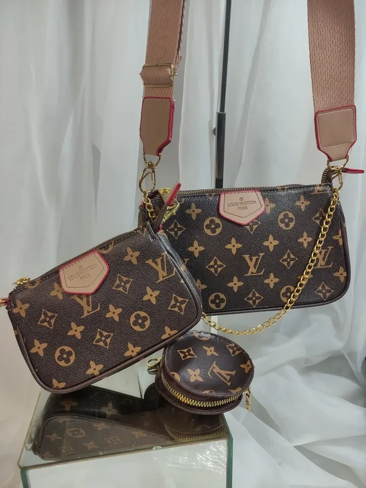 BOLSA MARROM KIT PORTA MOEDAS LOUIS VUITTON - BRL 059 - 1