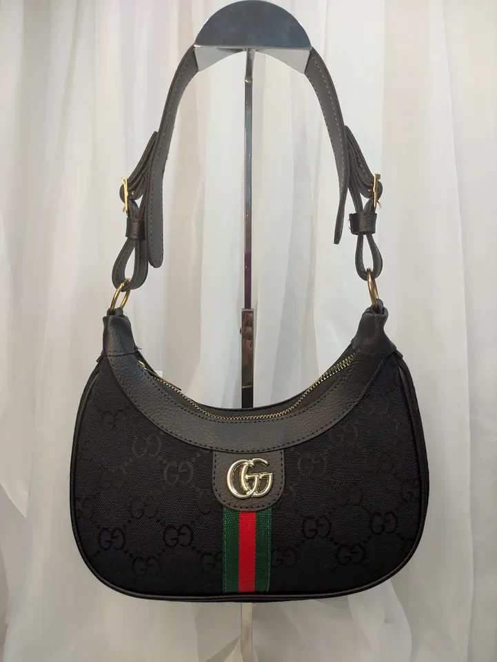 BOLSA PEQUENA PRETA GUCCI - BRL 078 - 1
