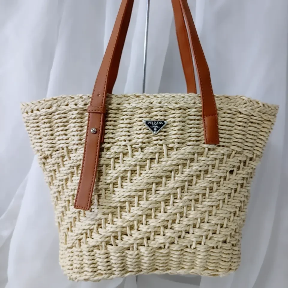 BOLSA PRADA PALHA NATURAL - BRL 106 - 1