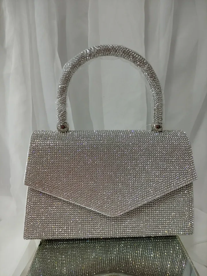 BOLSA FESTA PRATA STRASS - BOL 134 - 1