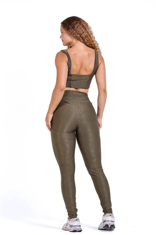 Conjunto Legging e Top Canelado - Caule - imagem 2