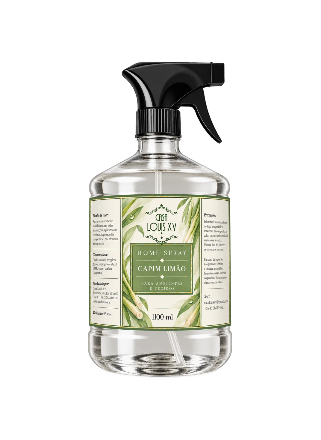 Home Spray Capim Limão 1100ml - 1