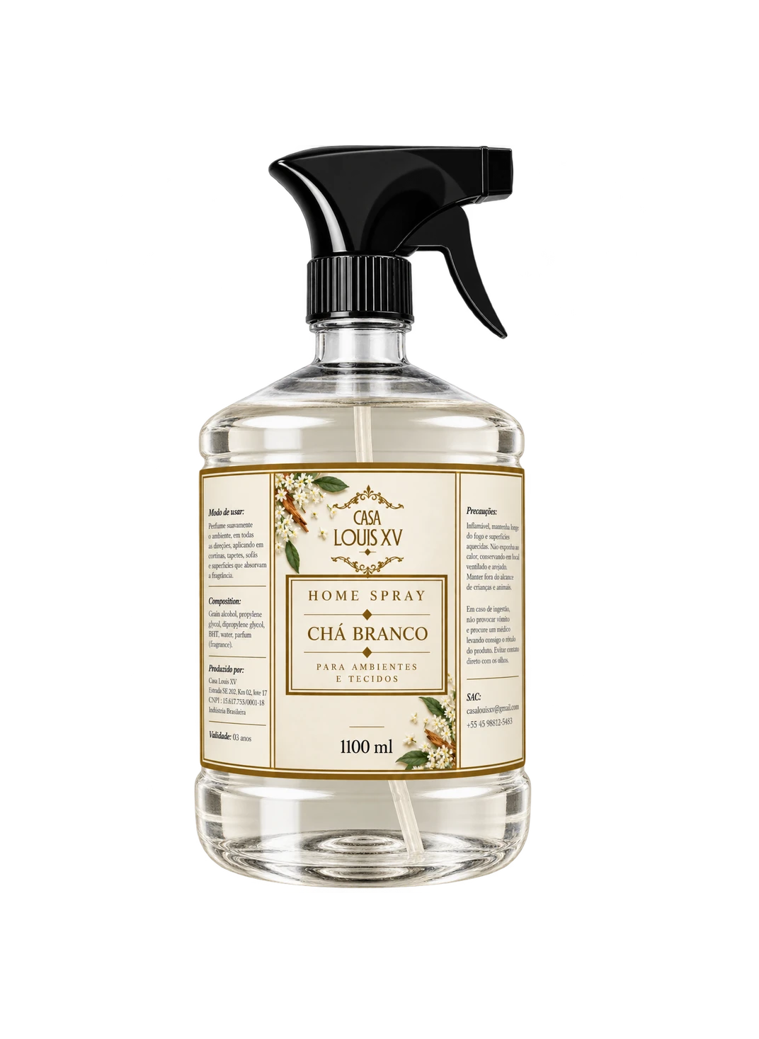 Home Spray Chá Branco 1100ml - 1